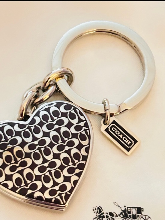 小物 coach picture frame charm opart heart Coach Heart Picture